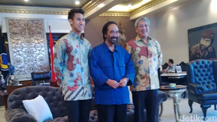 Pebalap Sean Gelael Temui Surya Paloh, Bicara Peluang di Ajang F1