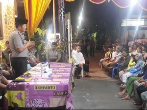 Sahur Bersama Masyarakat Sunter, Kapolres Jakut Tekankan Jaga Kamtibmas