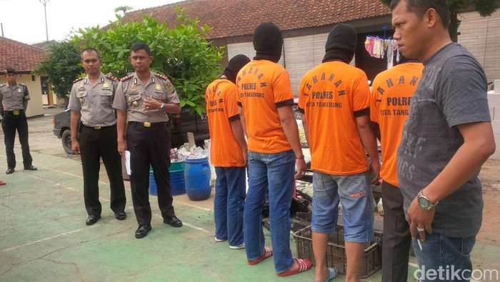 Rusak Kantor Desa Bojong, 4 Pria Ditangkap Polsek Cikupa