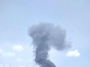 Ini Kepulan Asap yang Diduga dari Pesawat Jatuh di Medan