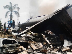 Rumah Kapten Sandy Pilot Hercules yang Jatuh di Medan Dijaga Perwira