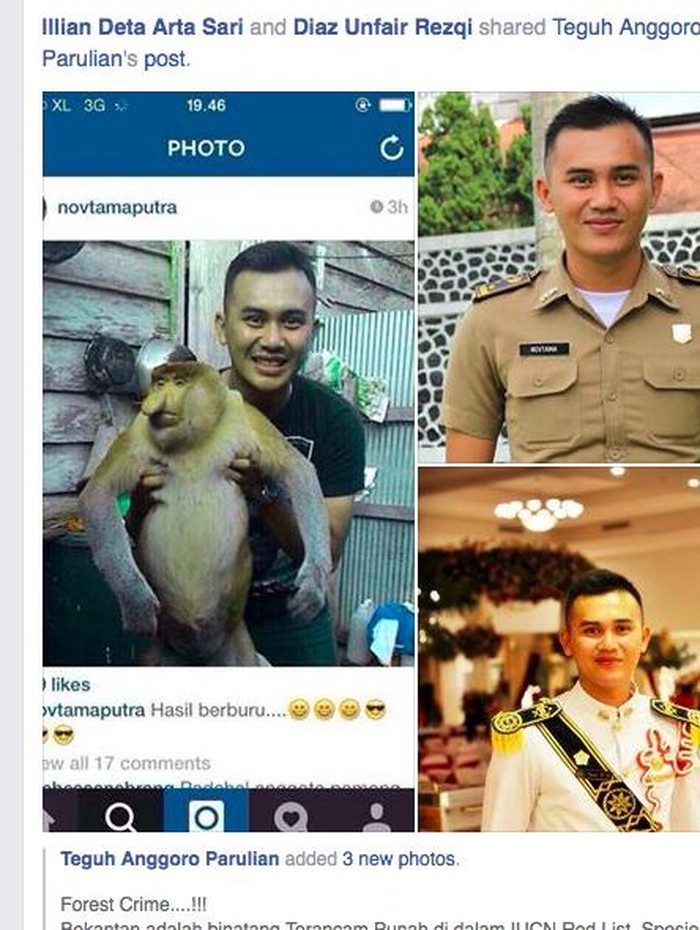 Lulusan IPDN dan Foto Berburu Bekantan yang Bikin Heboh
