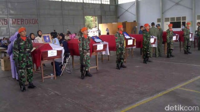 6 Jenazah Siap Diberangkatkan dari Lanud Soewondo