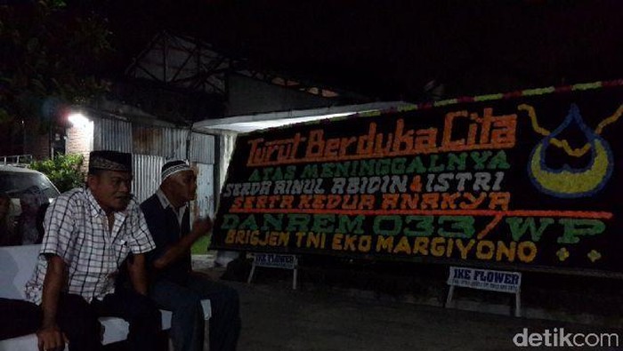 Malam Ini 2 Anak Almarhum Serda Ainul Dimakamkan di Pekanbaru