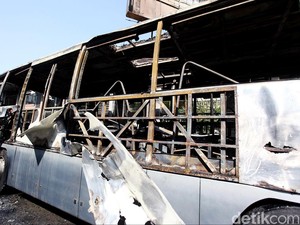 Ikut Terbakar, Halte TransJ Salemba UI Tidak Dioperasikan Dulu