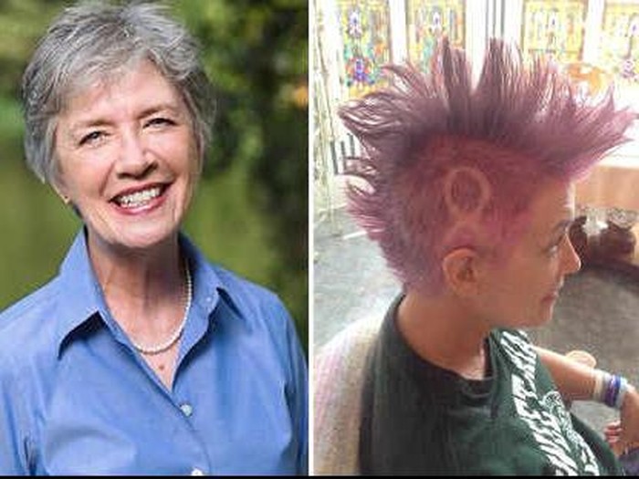 Sebelum Botak karena Kemo, Ibu Ini Minta Rambutnya Di-Mohawk