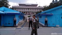 Sambungan telepon ini ditutup saat hubungan kedua Korea memburuk karena pertikaian terkait kompleks industrial Kaesong yang tadinya dikelola bersama namun kini telah ditutup. 