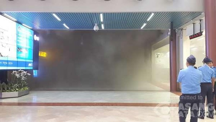 Polisi: Kebakaran di Bandara Cengkareng dari Lounge Terminal 2E