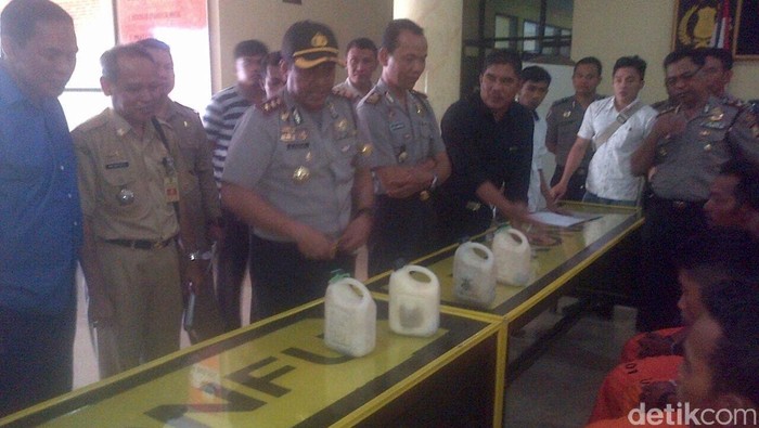 Polres Pangkep Amankan 7 Nelayan Pengguna Bom Ikan