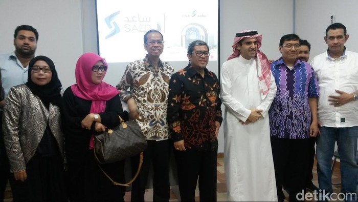 Aher Kunjungi Perusahaan Pelatihan Tenaga Kerja di Jeddah