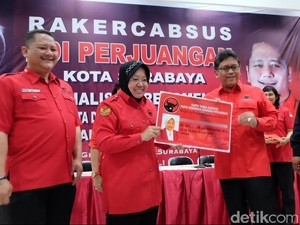 PDIP Ingin Pendaftaran ke KPU Surabaya Diberangkatkan Risma