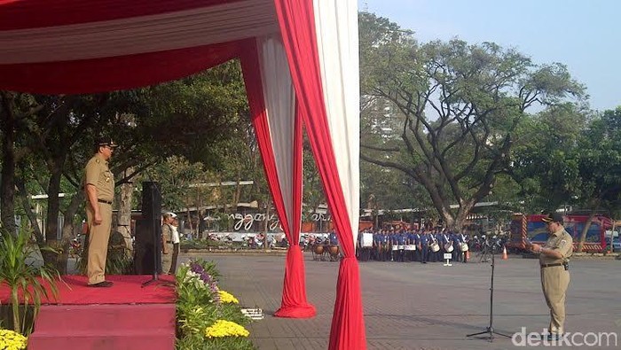 Apel Siaga Persiapan Mudik 2015, Ini Pesan Ahok kepada SKPD