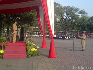 Apel Siaga Persiapan Mudik 2015, Ini Pesan Ahok kepada SKPD