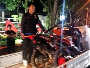 Ganggu Tarawih, Motor Berknalpot Bising di Sukabumi Diangkut Polisi