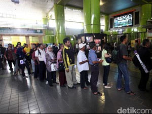 Penumpang KA Arus Balik Belum Sebanding dengan Jumlah Pemudik