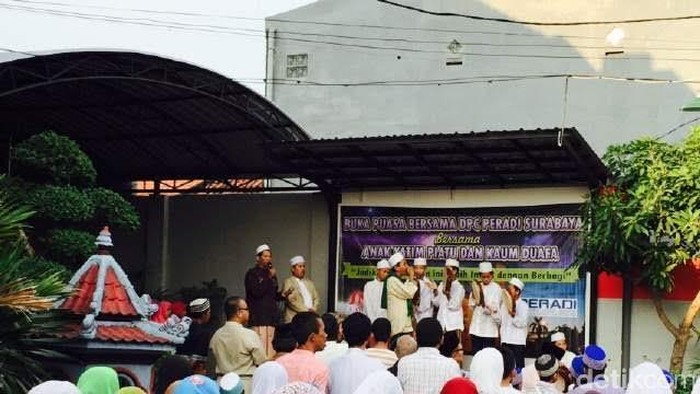 Peradi Surabaya Gelar Bukber 700 Anak Yatim