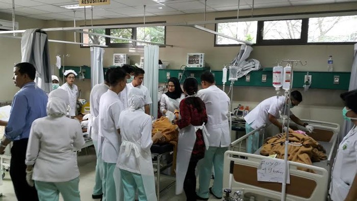 Polisi: 57 Korban Kebakaran PT Mandom Dirawat Intensif