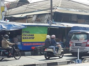 Akhir Jabatan Ridwan Kamil-Oded, PKL Cicadas Masih Belum Ditata