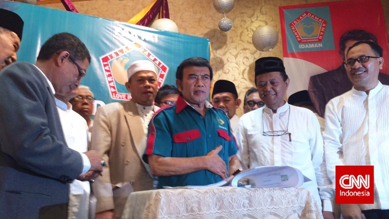 Rhoma Irama Yakin Partai Idaman Mampu Bersaing di Pemilu 2019 Rhoma Irama Yakin Partai Idaman Mampu Bersaing di Pemilu 2019