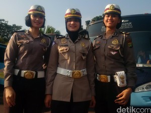 Trio Polwan ini Ingatkan Pemudik Waspadai Kejahatan Hipnotis