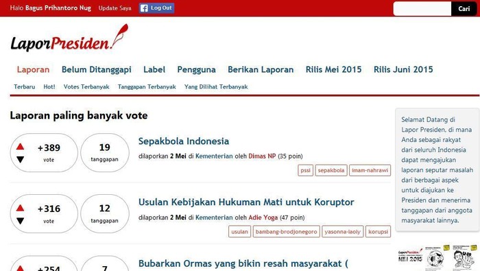 Jokowi: Ada Masalah di Sekitar Saudara? Laporkan ke Saya!