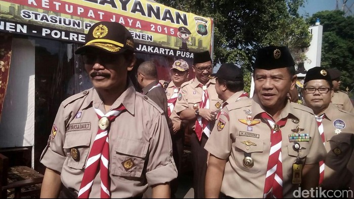 Pramuka Turut Bantu Lancarkan Arus Mudik Lebaran