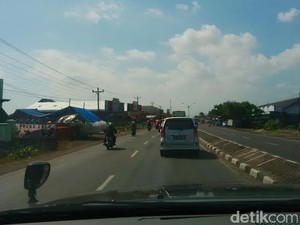 Arus Balik di Brebes Sudah Lengang Sejak Sore Tadi