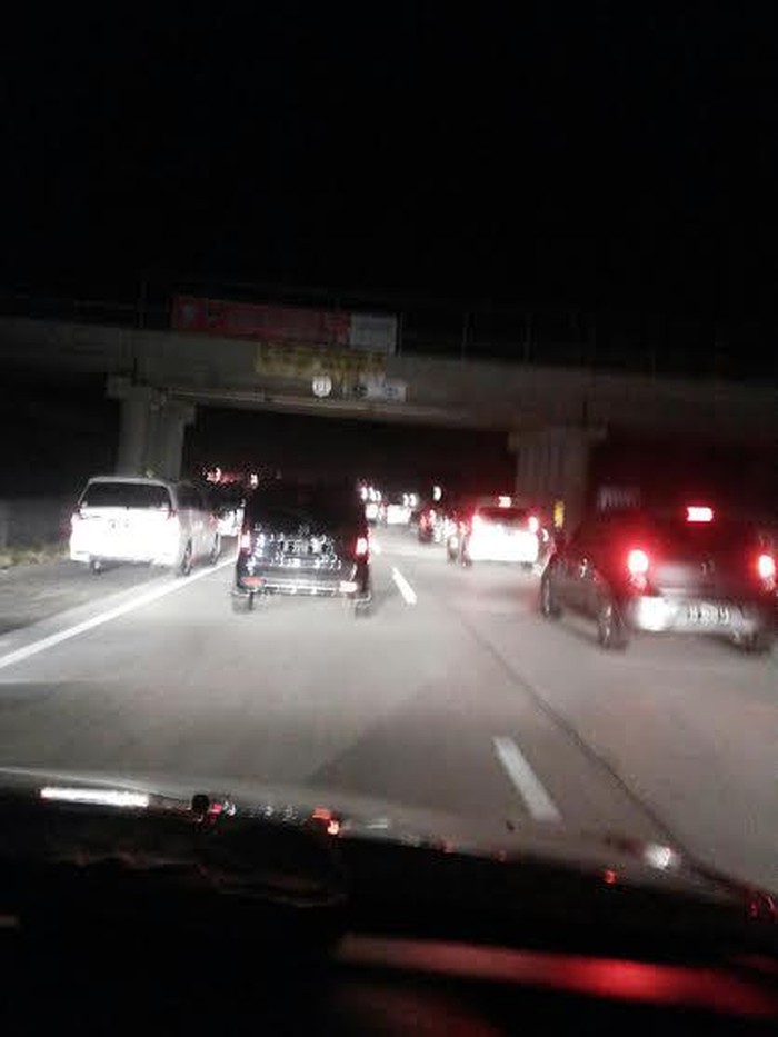 Tol Cipali Jelang Gerbang Keluar Palimanan Mulai Padat