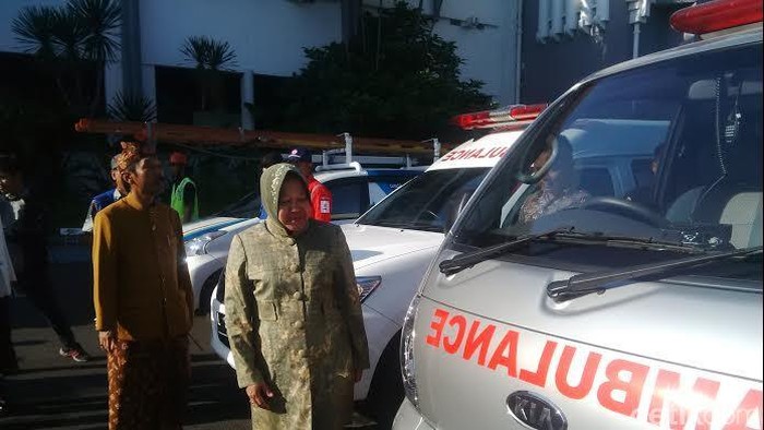 Risma Minta Tim Stand By Lebaran Bertindak Cepat