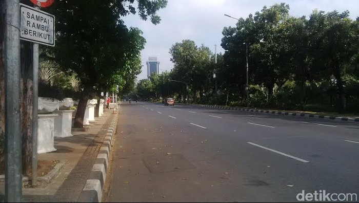 Begini Kondisi Jalan di Ibu Kota Sehari Menjelang Lebaran