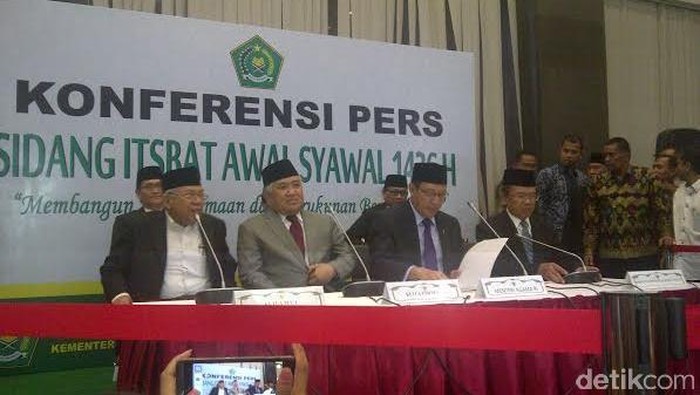 Pemerintah Tetapkan Idul Fitri 1436 H Jatuh Pada Jumat 17 Juli 2015