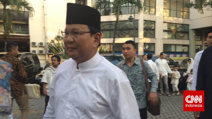 Prabowo: Maaf Lahir Batin Ya Semuanya