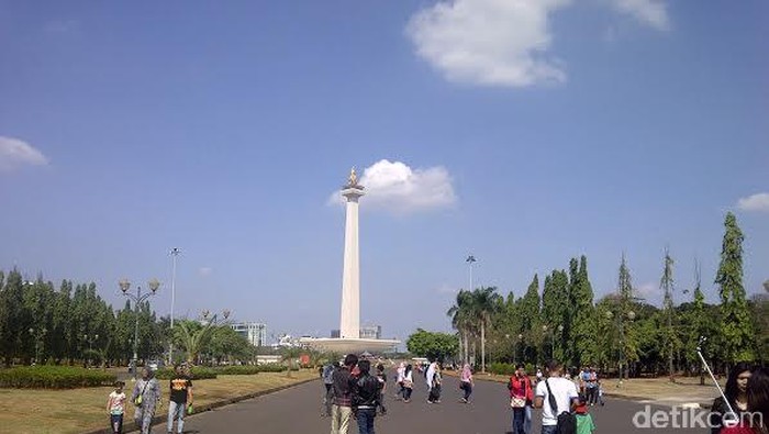 Ramainya Monas di Lebaran Kedua!