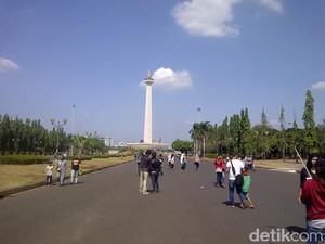 Ramainya Monas di Lebaran Kedua!