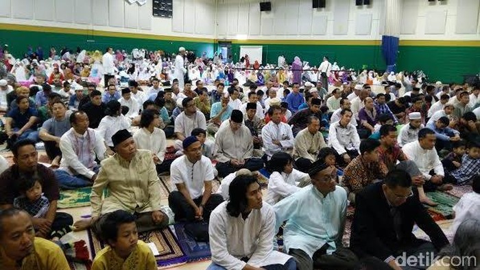 Bertempat di Kampus, Begini Suasana Salat Id Masyarakat Indonesia di DC