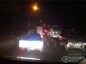 Nagreg Merayap Hingga Dini Hari ini, Volume Kendaraan Pemudik Jadi Penyebab