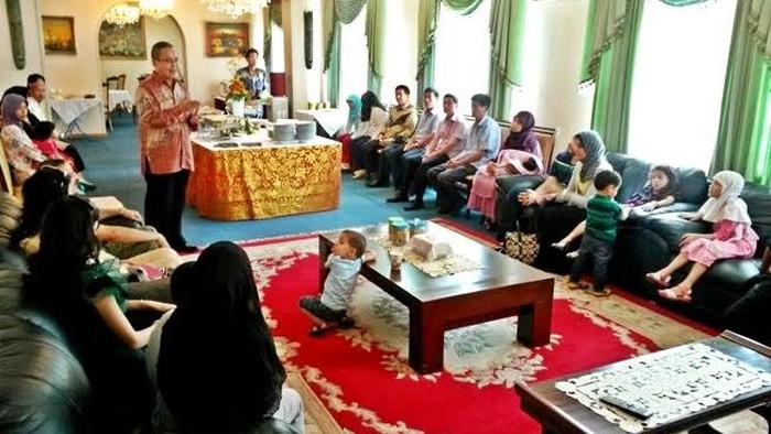 Begini Saat Masyarakat Muslim Indonesia Rayakan Lebaran di Pyongyang