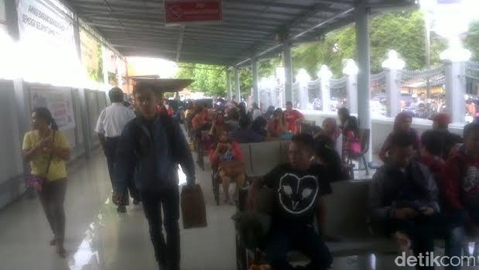 Arus Balik di Stasiun Lempuyangan Yogya, 8 Ribu Perantau Diberangkatkan
