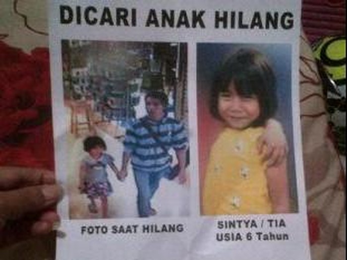 Ayah: Sintya Sempat Pamit ke Arena Bermain, Lalu Menghilang