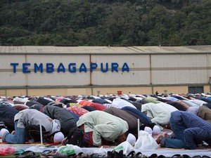 Begini Suasana Perayaan Idul Fitri di Tembagapura Papua