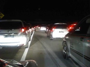 H+4 Lebaran, Tol Cipali Arah Jakarta Macet Panjang