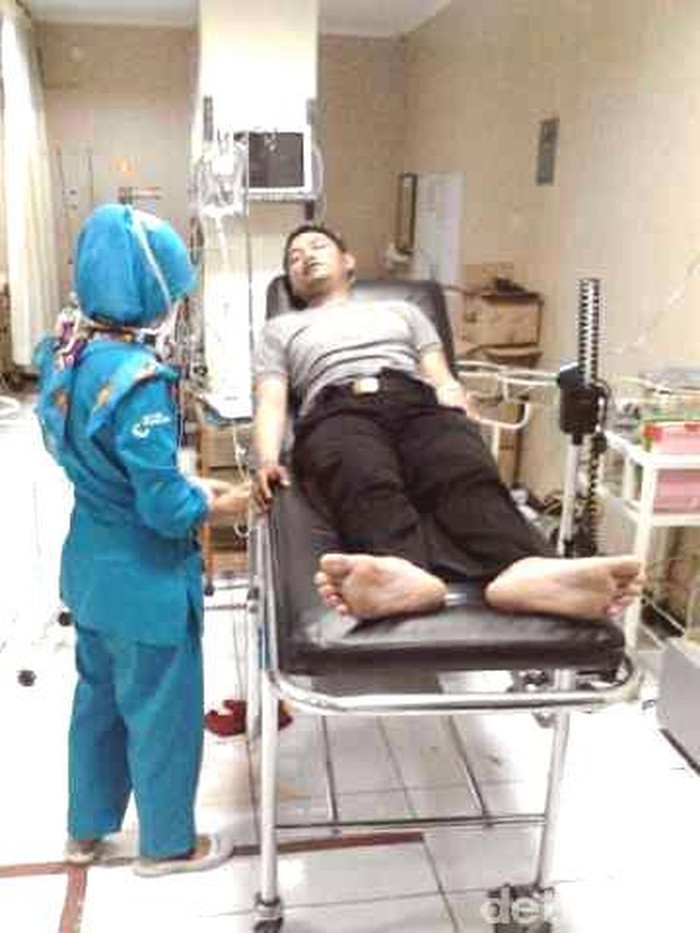 Atur Lalin 2 Hari Marathon, Polisi di Cicurug Pingsan