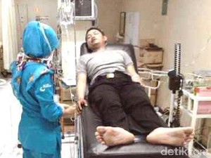 Atur Lalin 2 Hari Marathon, Polisi di Cicurug Pingsan