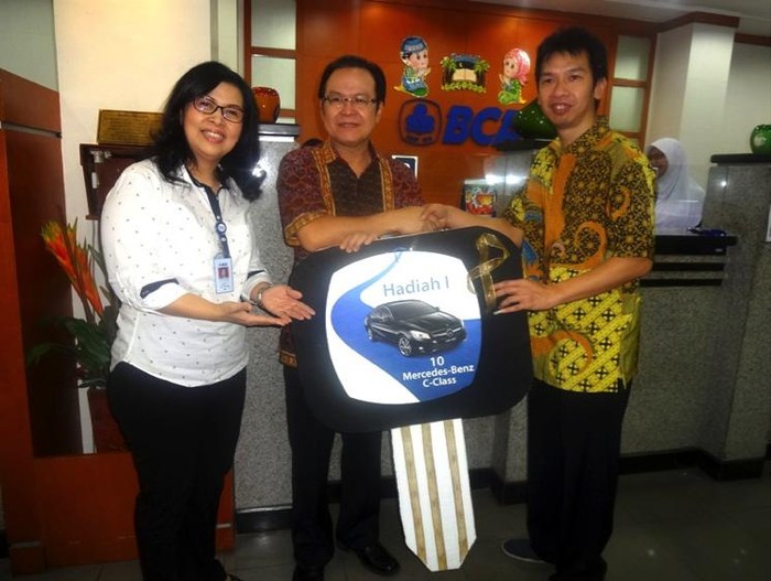 Setia Pada Produk dan Layanan BCA,  Fran Sajino Menangkan Mercedes-Benz C-Class