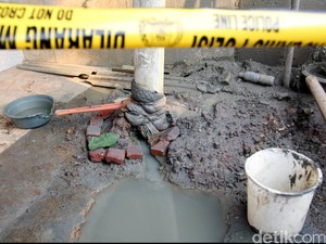 Lumpur dan Gas Tak Lagi Keluar di Sawangan, Jangan Main Api di Dekat Lokasi