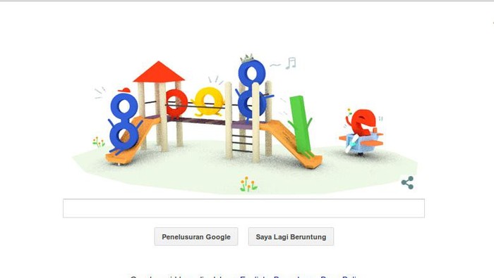 Semarak Hari Anak di Jagat Maya, Google Ubah Logonya Jadi Taman Bermain