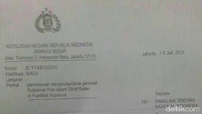 Brimob Minta Dilatih Kopassus, Kapolri: Supaya Bisa Survive di Hutan