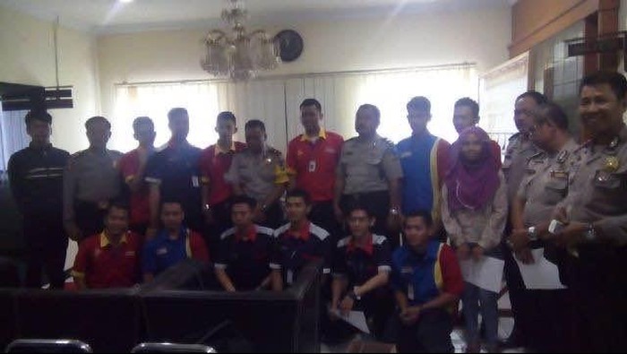 Cegah Pencurian, Polsek Cengkareng Kumpulkan Puluhan Pengelola Mini Market