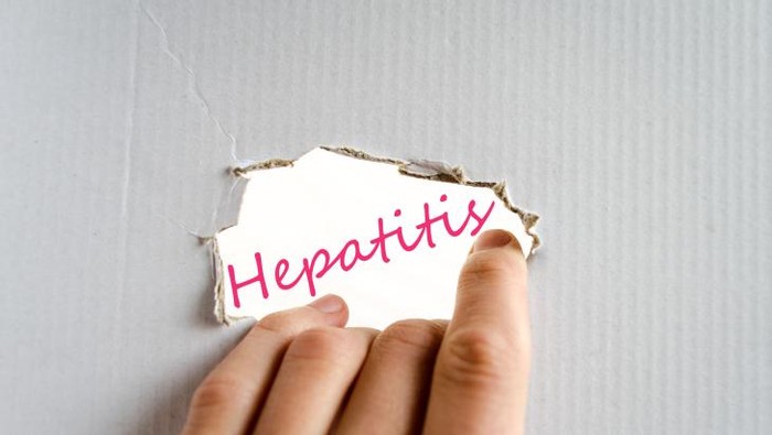 Hepatitis - sign series for medical health care