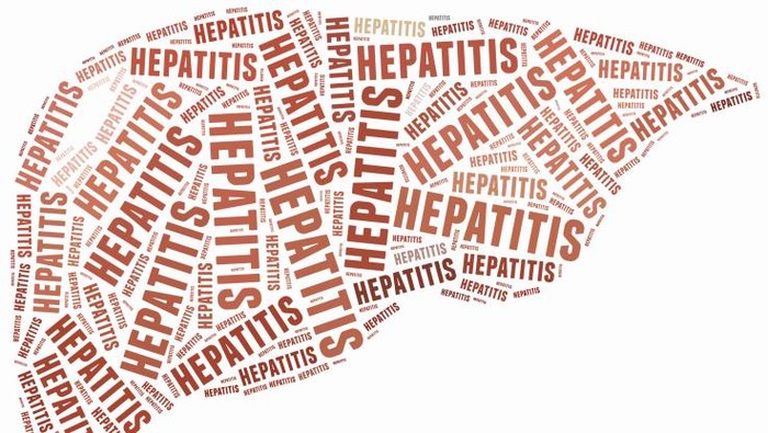 Hepatitis - sign series for medical health care